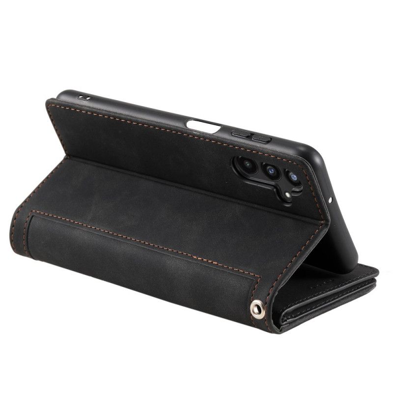 Lærdeksel Folio Deksel Samsung Galaxy S26 Mobildeksel Lommebok Med 9 Kortspor