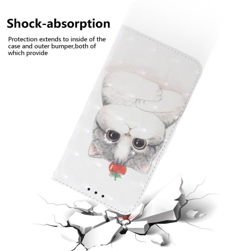 Lærdeksel Folio Deksel Samsung Galaxy S26 Mobildeksel Søt Katt