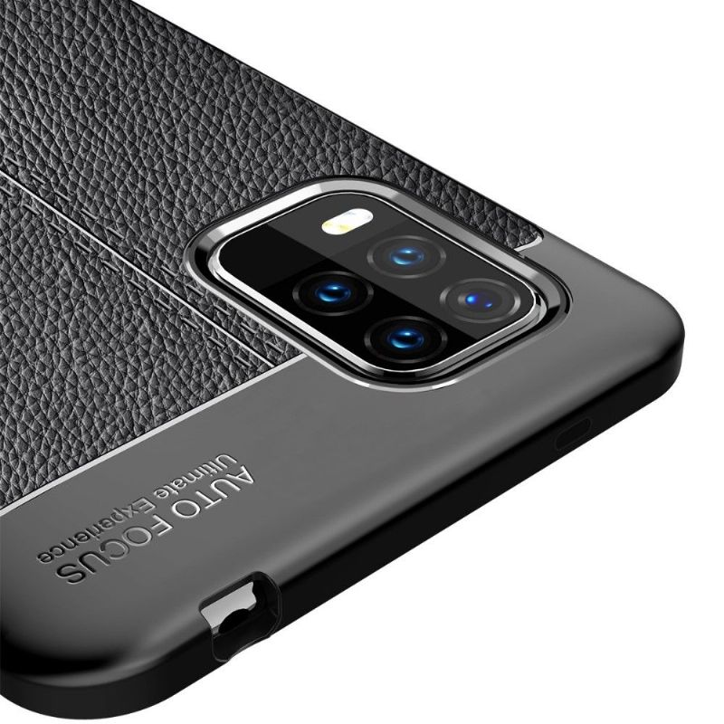 Deksel Til Xiaomi Mi 10 Lite Faux Leather Finishing Gel