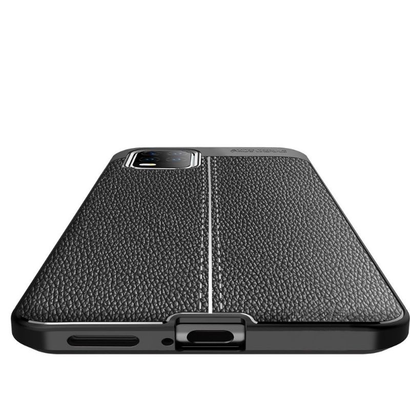 Deksel Til Xiaomi Mi 10 Lite Faux Leather Finishing Gel