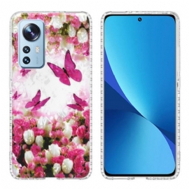 Deksel Til Xiaomi 12 / 12X Stilige Sommerfugler