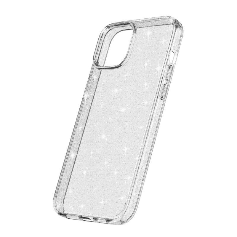 Deksel Til iPhone 15 Plus Gjennomsiktig Glitter
