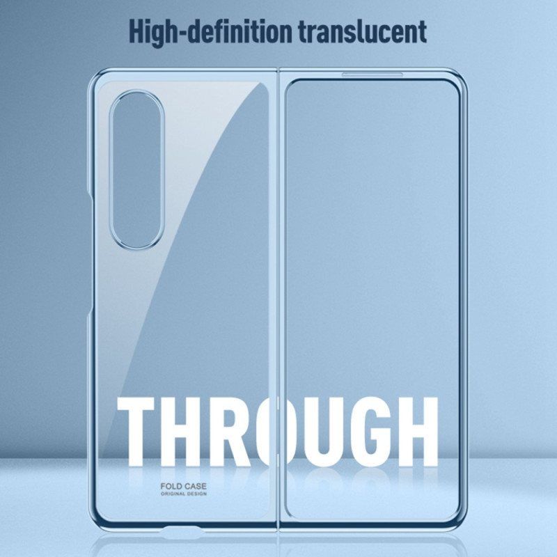 Deksel Til Samsung Galaxy Z Fold 4 Diskret Metallisk