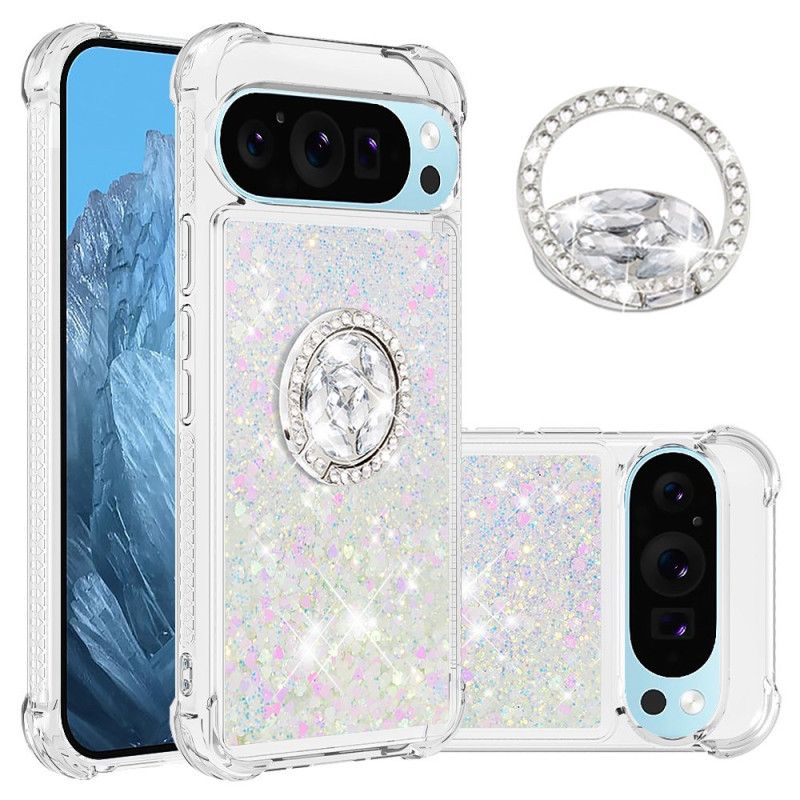 Deksel Google Pixel 10 / 10 Pro Glitter Med Ringholder