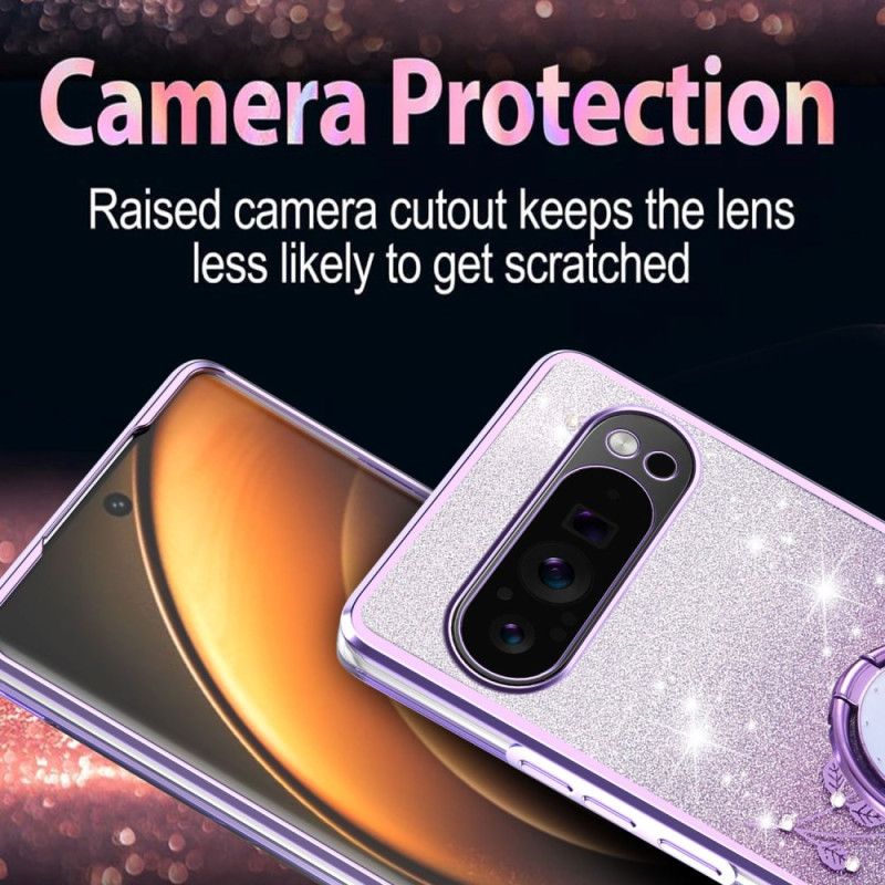 Deksel Google Pixel 10 / 10 Pro Kadem Rhinestone- Og Ringholder Beskyttelse Deksel