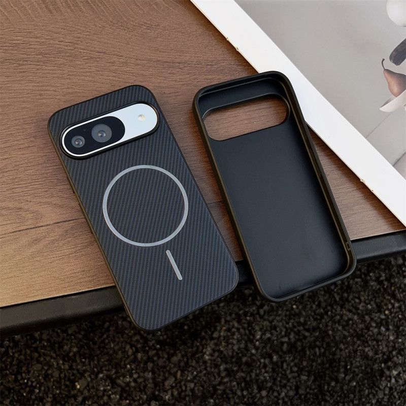 Deksel Google Pixel 10 / 10 Pro Magsafe-kompatibel Karbonfibertekstur Beskyttelse Deksel
