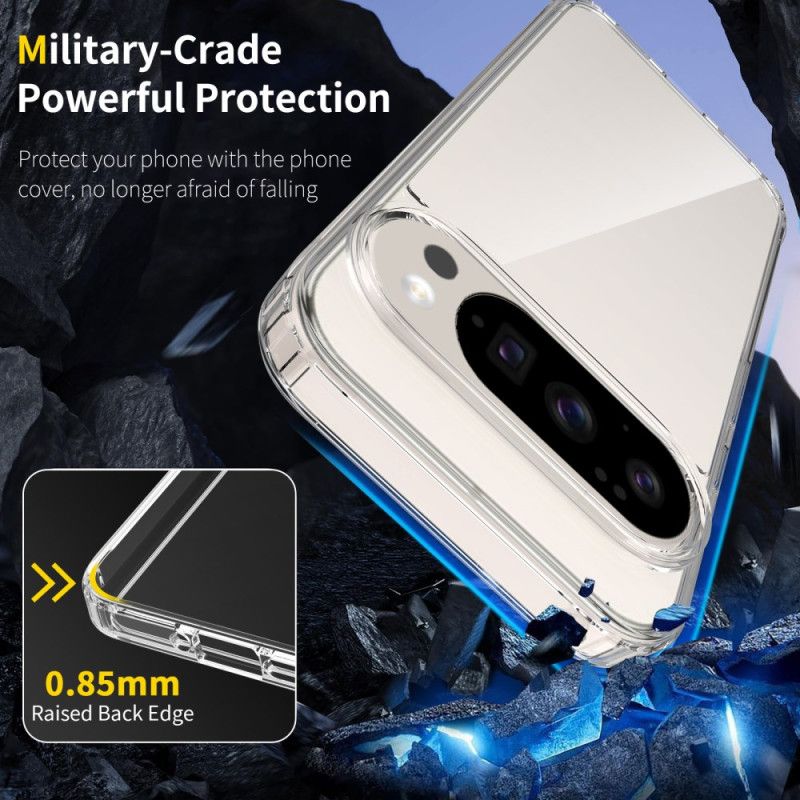 Deksel Google Pixel 10 / 10 Pro Mobildeksel Hybrid Gjennomsiktig