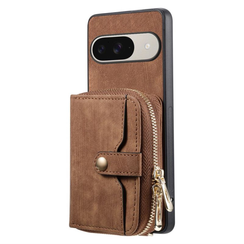 Deksel Google Pixel 10 / 10 Pro Mobildeksel Kortholder Med Glidelås Og Skulderstropp