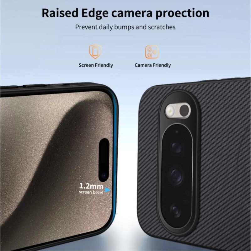 Deksel Google Pixel 10 / 10 Pro Mobildeksel Magsafe-kompatibel Karbonfiber