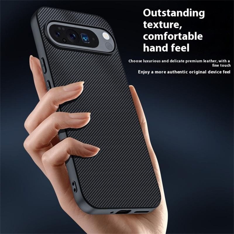 Deksel Til Google Pixel 10 / 10 Pro Karbonfibertekstur