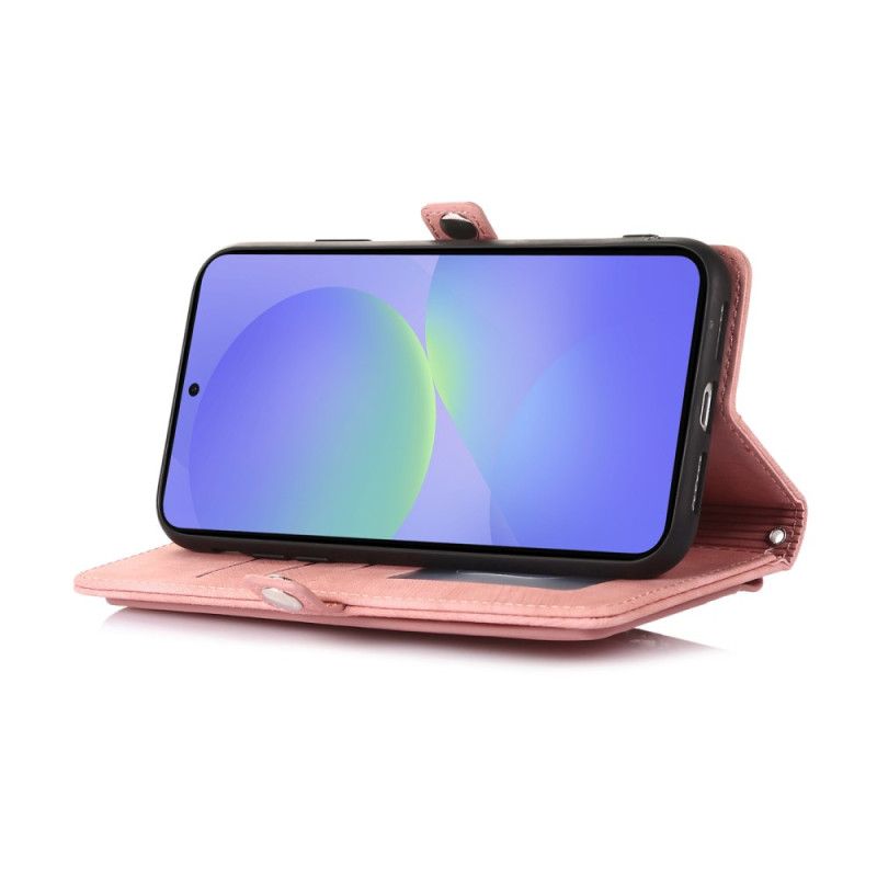 Folio Deksel Google Pixel 10 / 10 Pro / 9 / Lommebok I Semsket Skinn Med Pro-effekt Beskyttelse Deksel