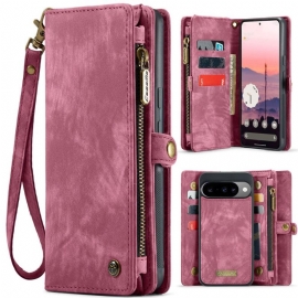 Folio Deksel Google Pixel 10 / 10 Pro Avtakbart Etui Og Håndleddsstropp