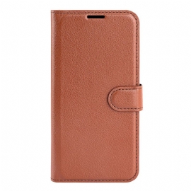 Folio Deksel Google Pixel 10 / 10 Pro Klassisk Litchi-imitasjonsskinn