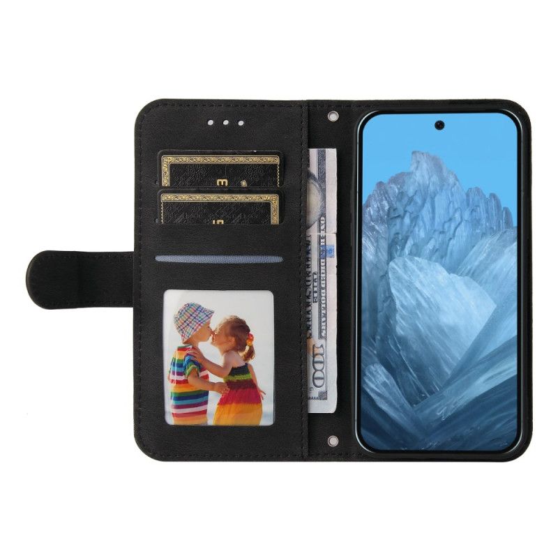 Folio Deksel Google Pixel 10 / 10 Pro Nagle Og Stropp Beskyttelse Deksel