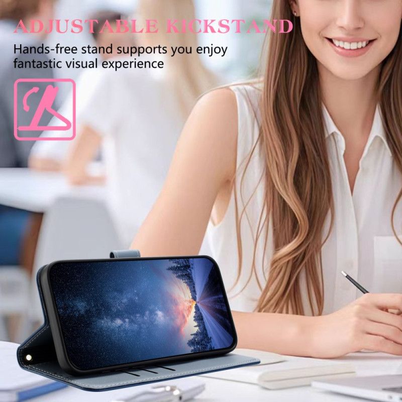 Folio Deksel Til Google Pixel 10 / 10 Pro Tofarget Med Snor