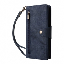 Lærdeksel Folio Deksel Google Pixel 10 / 10 Pro Mobildeksel Lommebok Med Semsket Skinneffekt