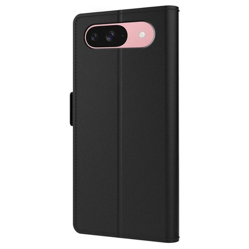 Lærdeksel Folio Deksel Google Pixel 10 / 10 Pro Mobildeksel Speil Og Avtakbar Kortholder