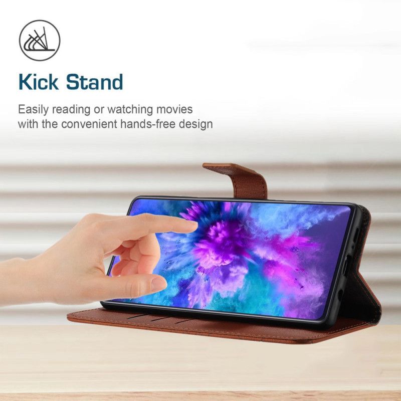 Folio Deksel Til Xiaomi Redmi Note 13 4g Strappy Diamond-mønster