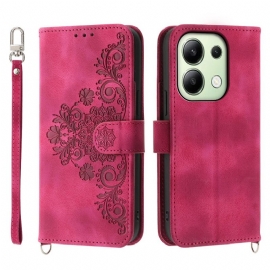 Folio Deksel Xiaomi Redmi Note 13 4g Lace Strappy Style