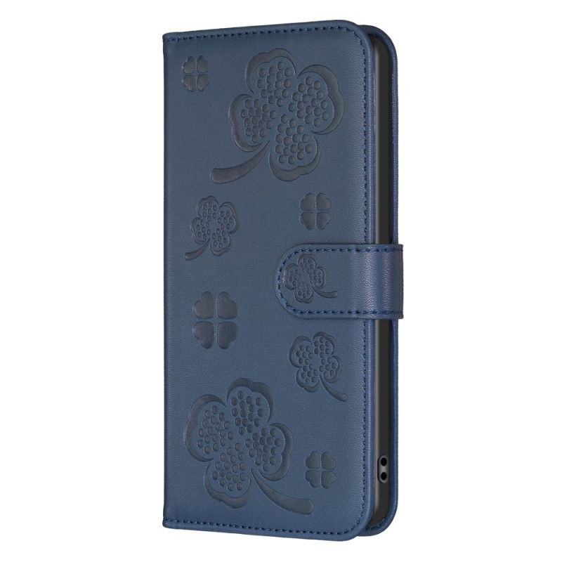 Lærdeksel Folio Deksel Xiaomi Redmi Note 13 4g Mobildeksel Kløver