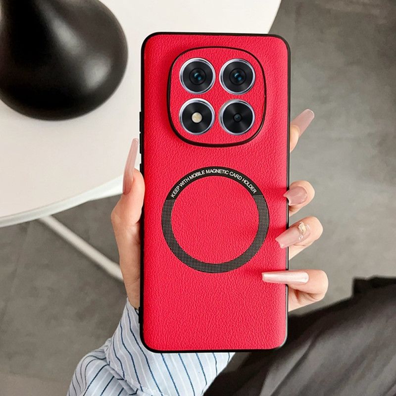 Deksel Til Xiaomi Redmi Note 14 Pro 5g Magsafe-kompatibelt Skinn-effekt