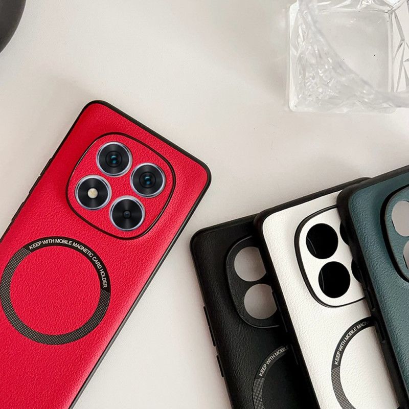 Deksel Til Xiaomi Redmi Note 14 Pro 5g Magsafe-kompatibelt Skinn-effekt