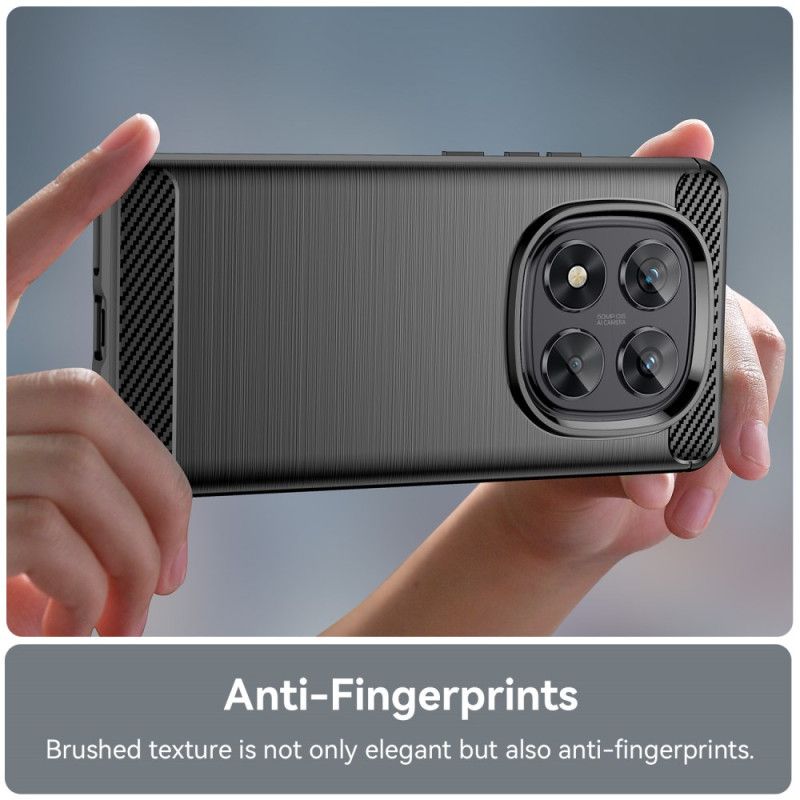 Deksel Xiaomi Redmi Note 14 Pro 5g Børstet Karbonfiber