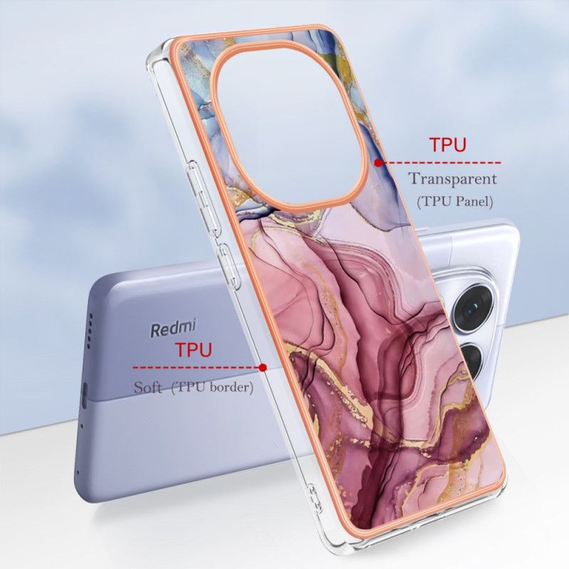 Deksel Xiaomi Redmi Note 14 Pro 5g Marmorstil