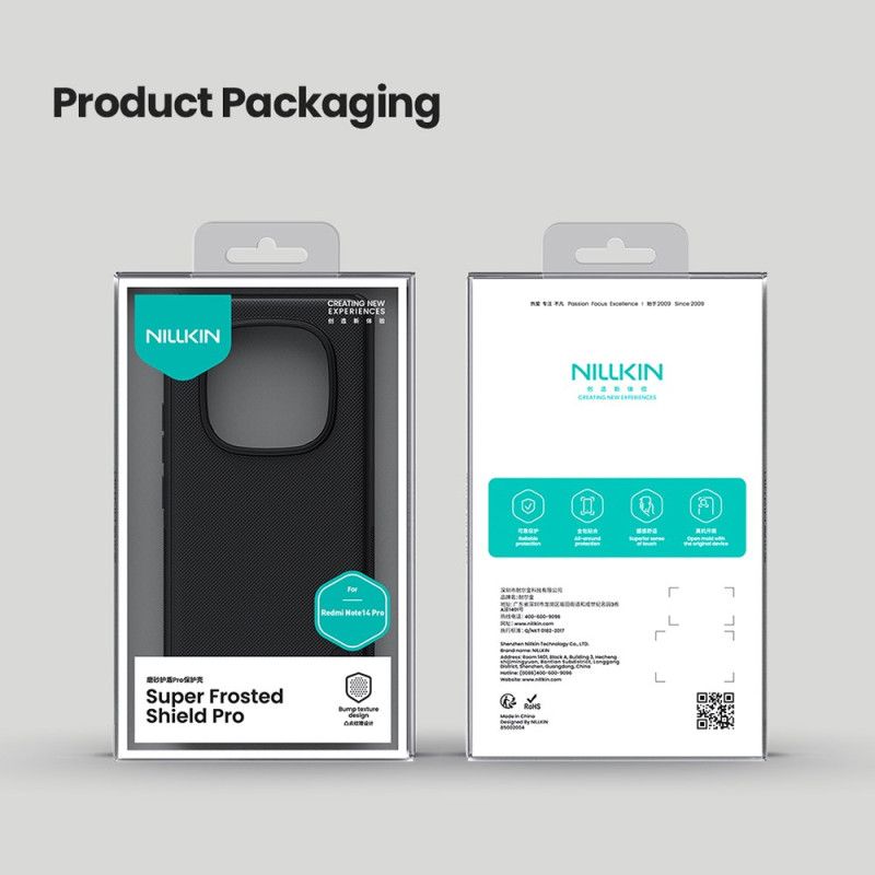 Deksel Xiaomi Redmi Note 14 Pro 5g Mobildeksel Frostet Skjold Pro Nillkin