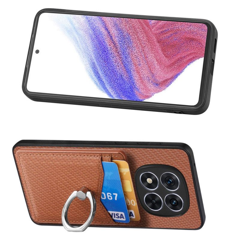 Deksel Xiaomi Redmi Note 14 Pro 5g Mobildeksel Kortholder Og Stativ