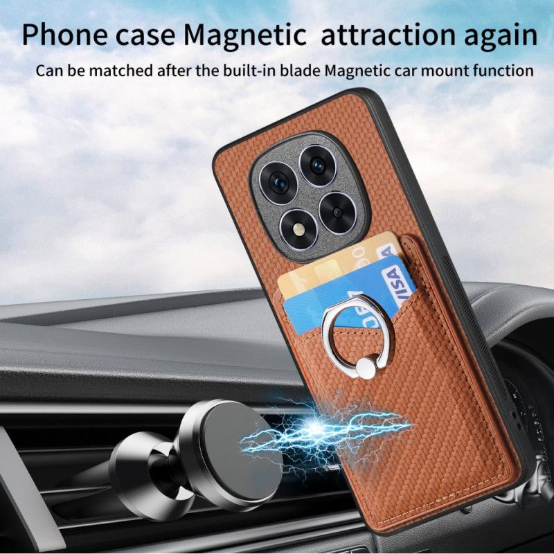 Deksel Xiaomi Redmi Note 14 Pro 5g Mobildeksel Kortholder Og Stativ