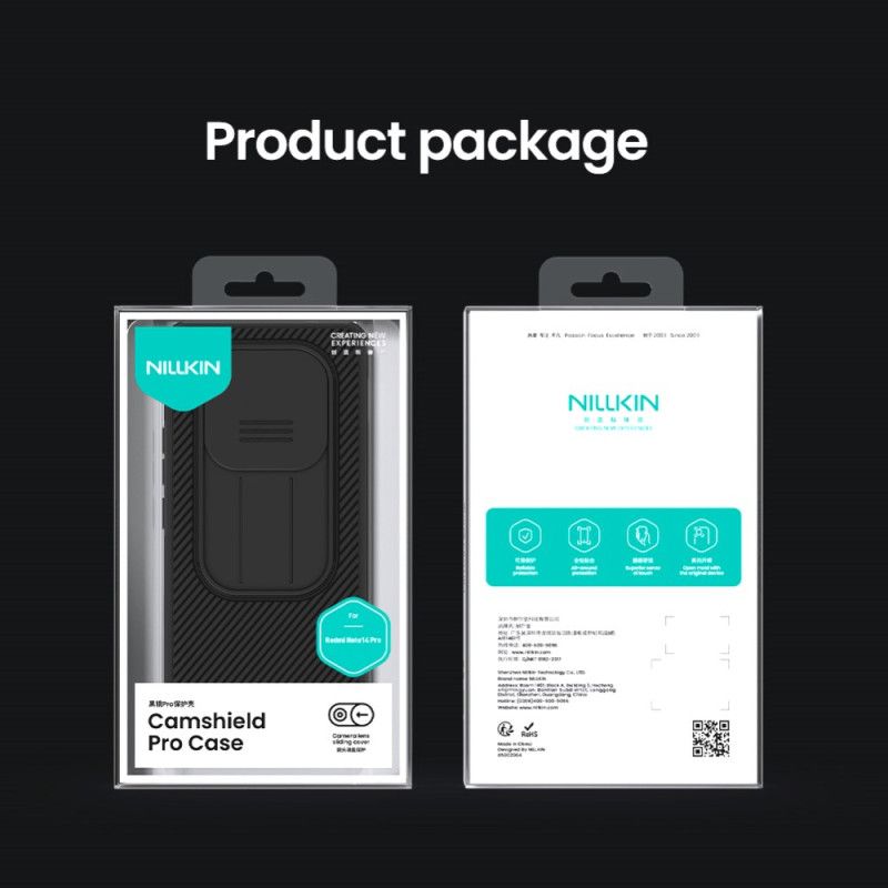 Deksel Xiaomi Redmi Note 14 Pro 5g Mobildeksel Nillkin Camshield Pro-serien