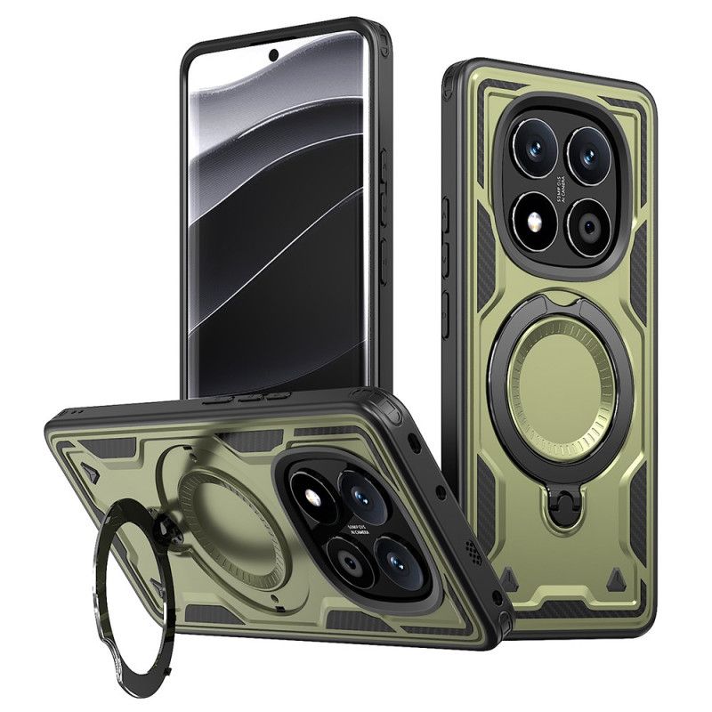 Deksel Xiaomi Redmi Note 14 Pro 5g Mobildeksel Roterende Stativ Og Magsafe-kompatibilitet