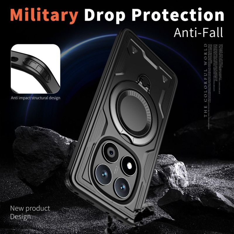 Deksel Xiaomi Redmi Note 14 Pro 5g Mobildeksel Roterende Stativ Og Magsafe-kompatibilitet