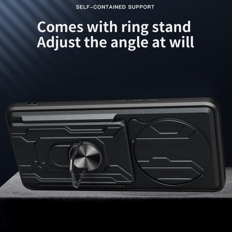 Deksel Xiaomi Redmi Note 14 Pro 5g Mobildeksel Skyvedeksel Og Stativ Til Kamera