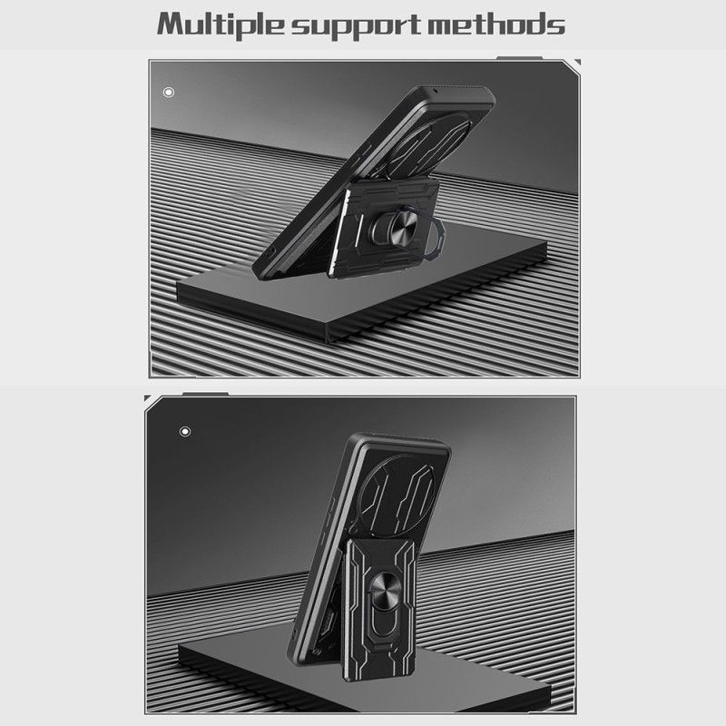 Deksel Xiaomi Redmi Note 14 Pro 5g Mobildeksel Skyvedeksel Og Stativ Til Kamera