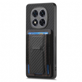 Deksel Xiaomi Redmi Note 14 Pro 5g Stativ Og Kortholder I Karbonfiber