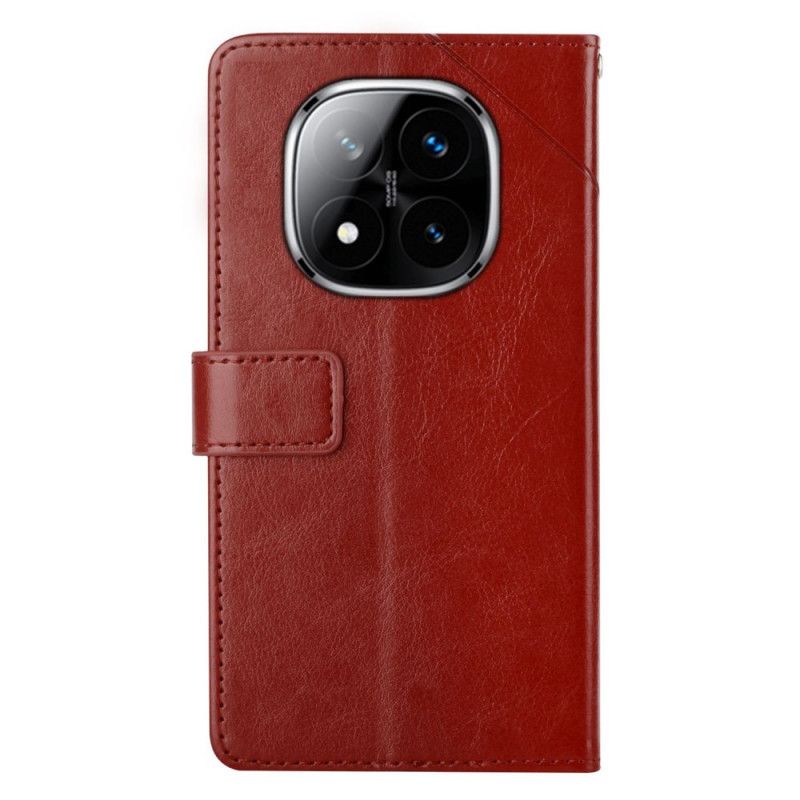 Folio Deksel Til Xiaomi Redmi Note 14 Pro 5g Y-designstropp