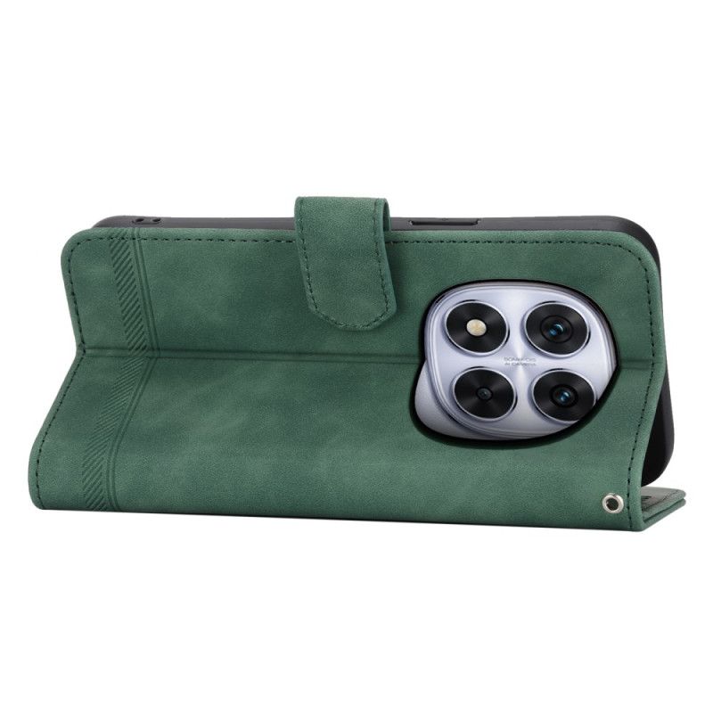 Folio Deksel Xiaomi Redmi Note 14 Pro 5g Dierfeng Beskyttelse Deksel