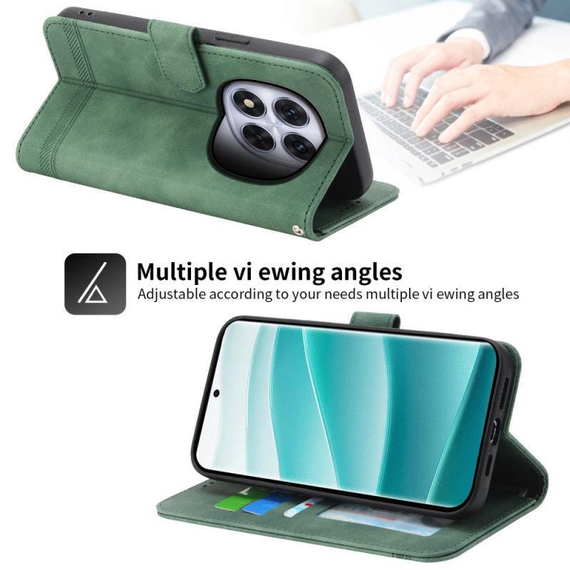 Folio Deksel Xiaomi Redmi Note 14 Pro 5g Dierfeng Beskyttelse Deksel