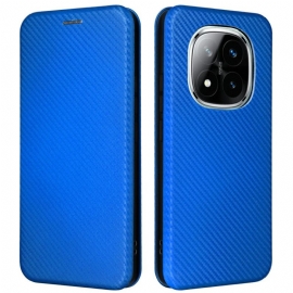 Folio Deksel Xiaomi Redmi Note 14 Pro 5g Karbonfiber Fiber Beskyttelse Deksel