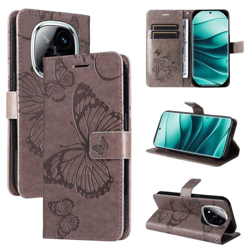 Folio Deksel Xiaomi Redmi Note 14 Pro 5g Kjempesommerfugler