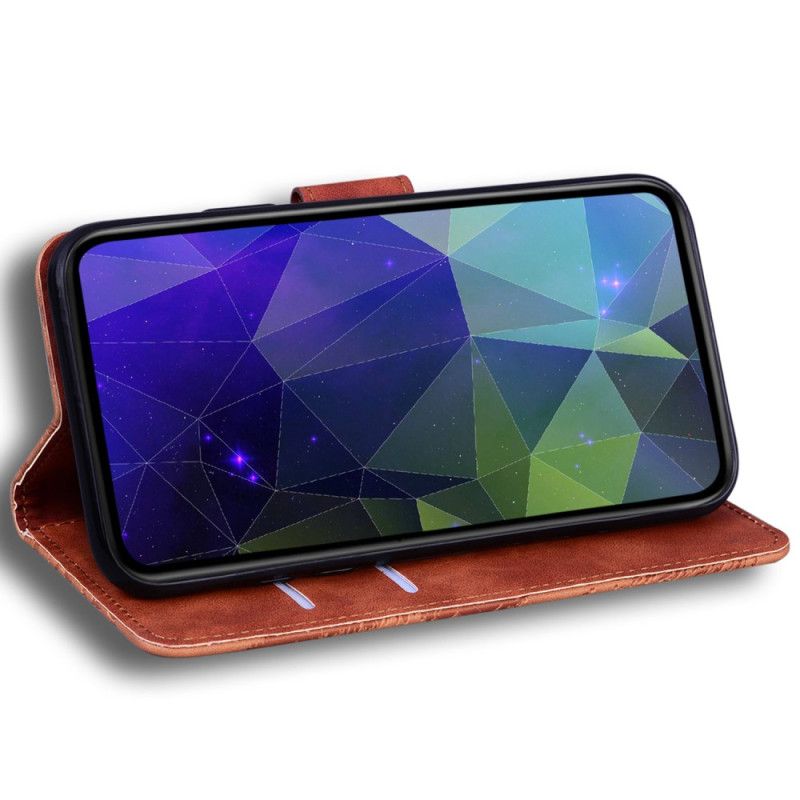 Folio Deksel Xiaomi Redmi Note 14 Pro 5g Klassisk Semsket Skinneffekt