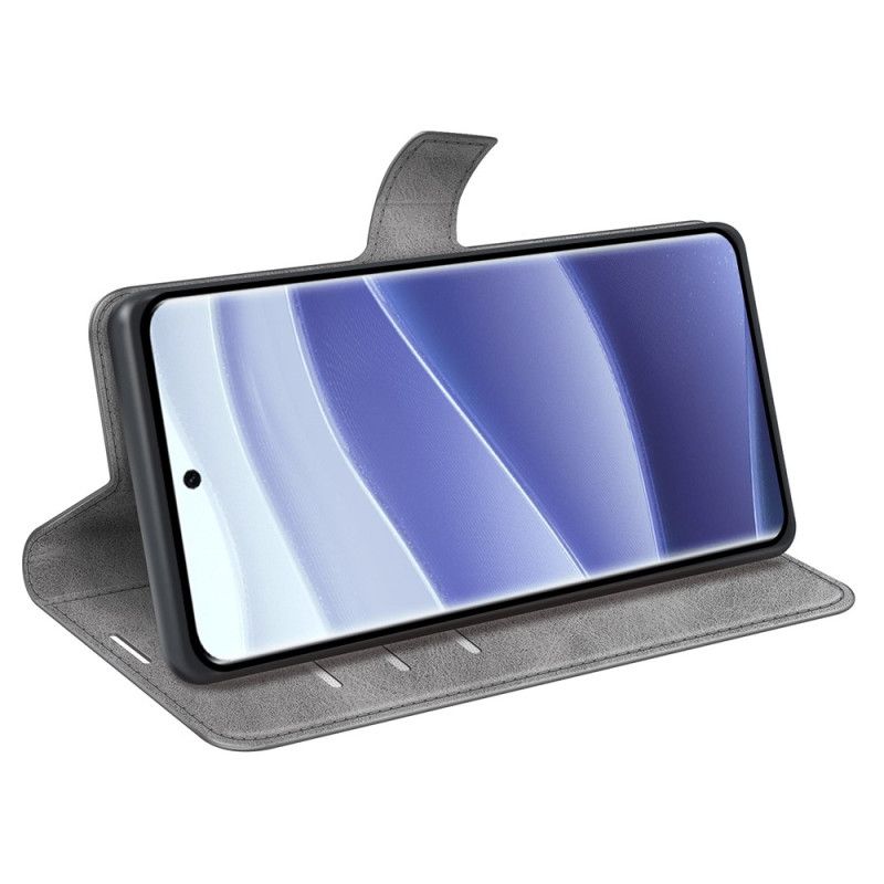 Folio Deksel Xiaomi Redmi Note 14 Pro 5g Lærstil Beskyttelse Deksel