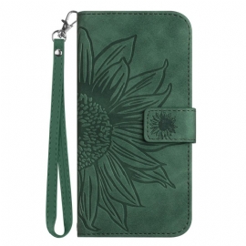 Folio Deksel Xiaomi Redmi Note 14 Pro 5g Solsikketrykk