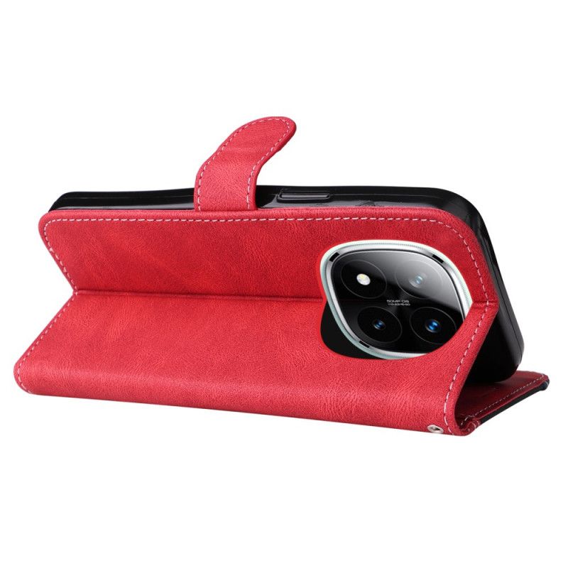 Folio Deksel Xiaomi Redmi Note 14 Pro 5g Trefarget Stropp Beskyttelse Deksel