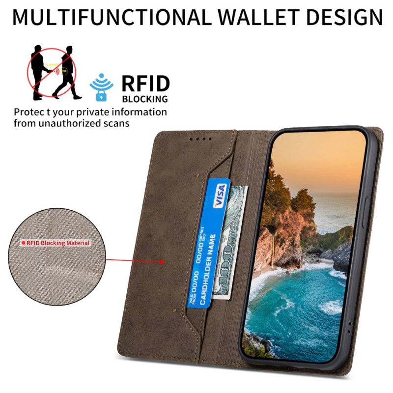 Folio Deksel Xiaomi Redmi Note 14 Pro 5g Vintage Skinneffekt
