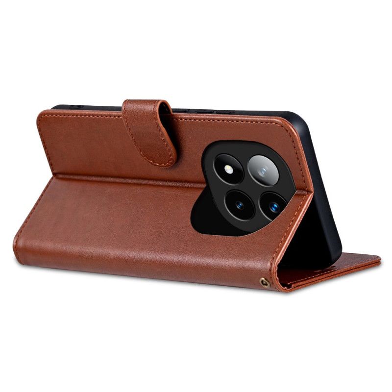 Lærdeksel Folio Deksel Xiaomi Redmi Note 14 Pro 5g Mobildeksel Azns