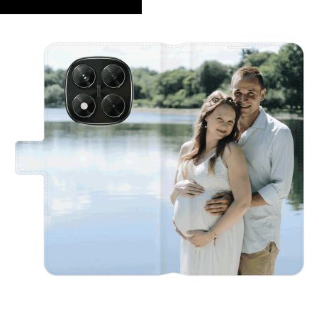 Lærdeksel Folio Deksel Xiaomi Redmi Note 14 Pro 5g Mobildeksel Tilpasset