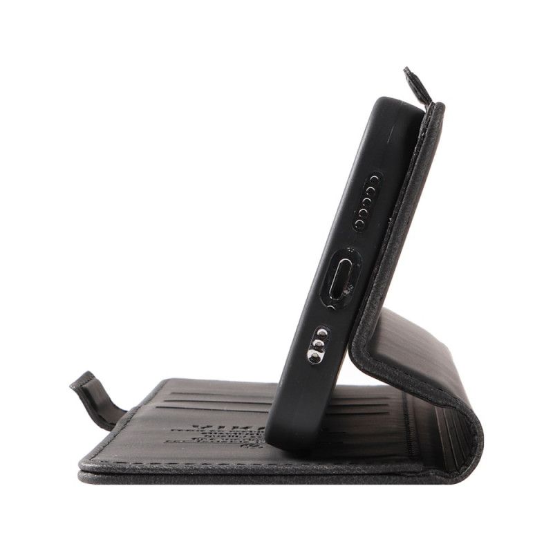 Lærdeksel Folio Deksel Xiaomi Redmi Note 14 Pro 5g Mobildeksel Ykatu Semsket Skinneffekt